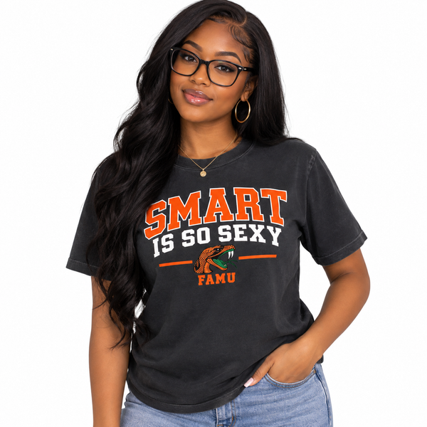 FAMU Women's Heavyweight Garment Dye Tee