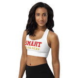 Longline sports bra Tuskegee school colors