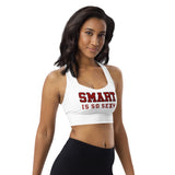 Longline sports bra UMES school colors