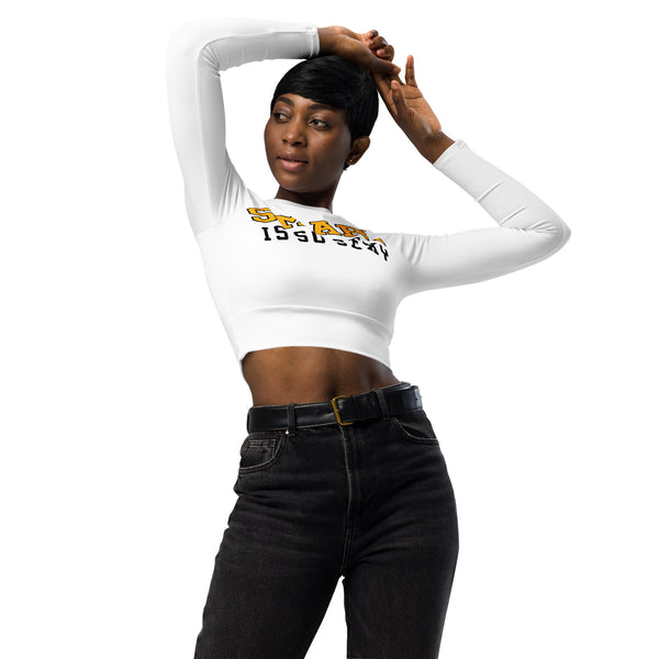 Long-sleeve crop top Steelers Nation