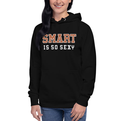 Women's Smart is so Sexy College Long-Sleeve T-Shirt Black and Gold (Free Shipping 2-5 Days USA)