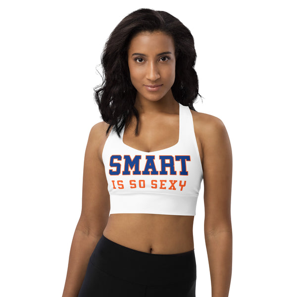 Longline sports bra Gators school colors