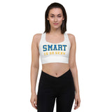 Longline sports bra UCLA school colors