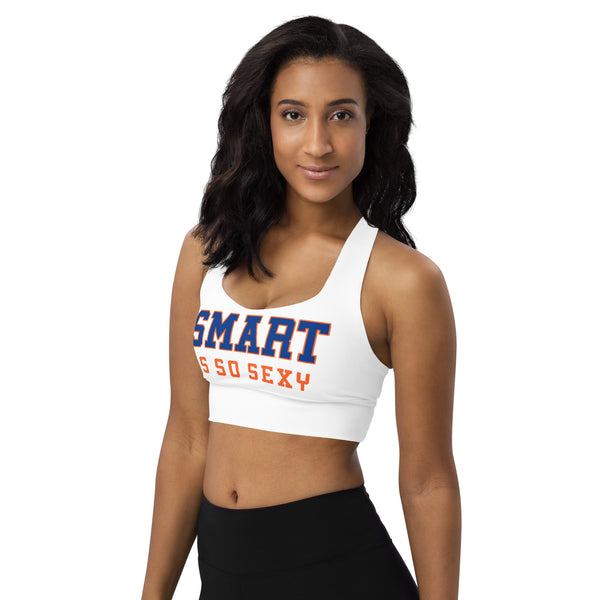 Longline sports bra Gators school colors