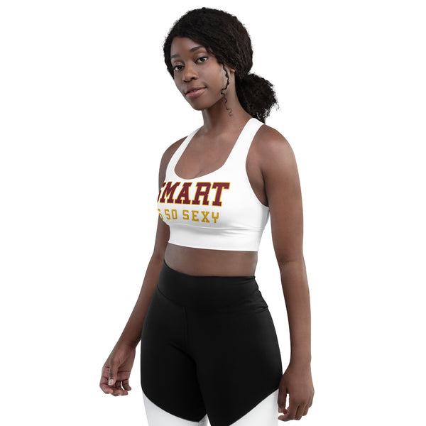 Longline sports bra FSU school colors