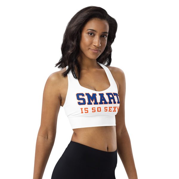 Longline sports bra Gators school colors