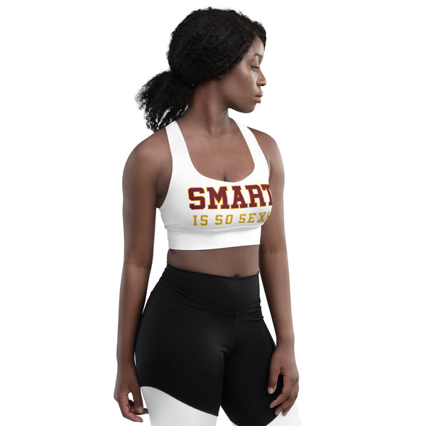 Longline sports bra FSU school colors