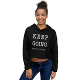 Keep Going Crop Hoodie