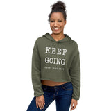 Keep Going Crop Hoodie