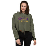 Crop Hoodie College Colors