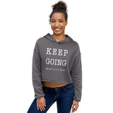 Keep Going Crop Hoodie