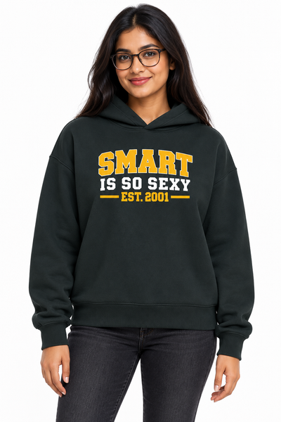 Smart is so Sexy EST. 2001 Unisex sculpted heavyweight hoodie