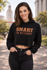 Texas Longhorns school colors cropped Hoodie