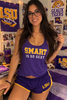Women's Purple Racerback Tank Tigers School colors