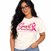 Breast Cancer Awareness Women's Heavyweight Garment Dye Tee