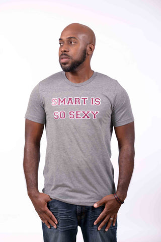 Ladies' Smart is so Sexy College Crop White T-Shirt