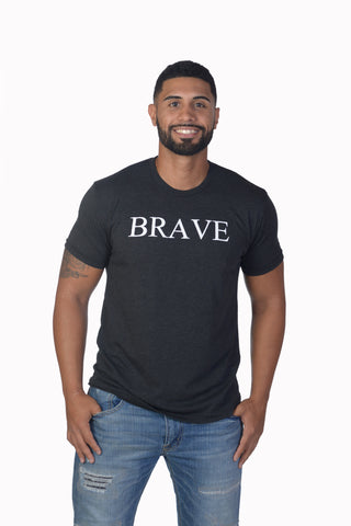 Men's Brave Military T-Shirt Triblend V-Neck - Premium Heather (Free Shipping 2-5 Days USA)